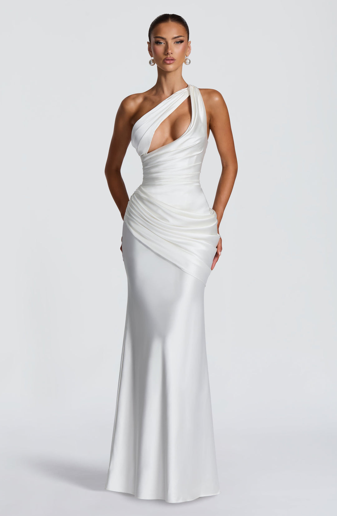 Gianora Maxi Dress in Ivory by Clandour, product photo 6