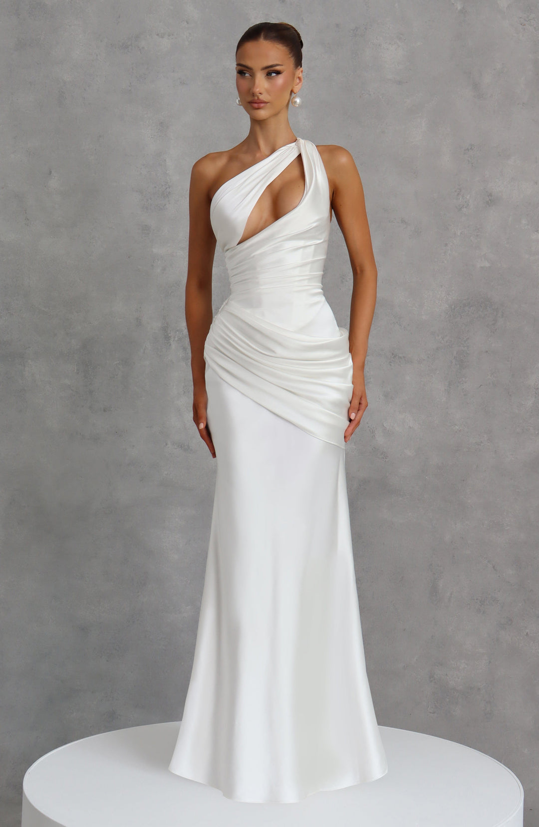 Gianora Maxi Dress in Ivory by Clandour, product photo 8