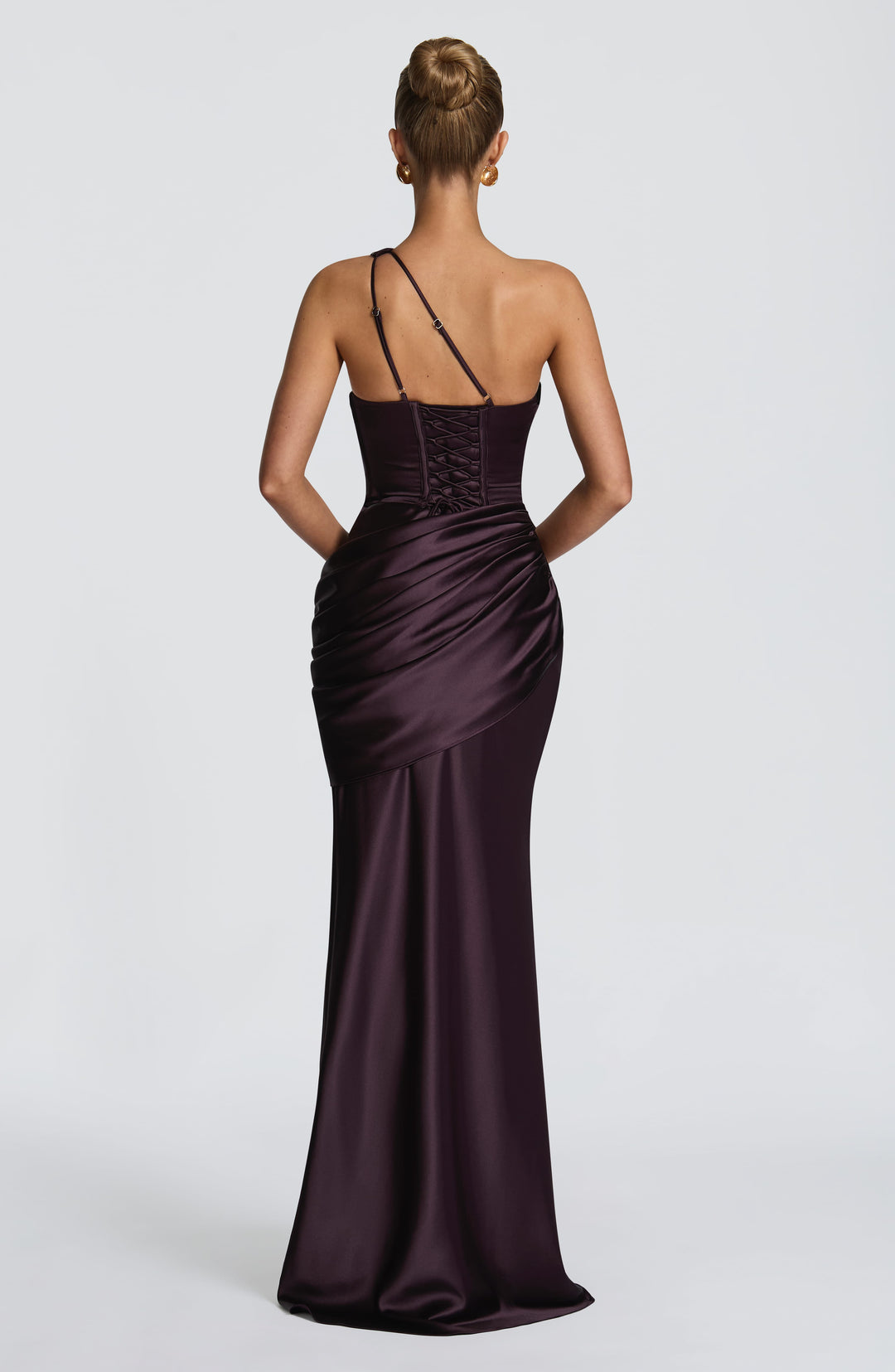 Gianora Maxi Dress in Plum by Clandour, product photo 2