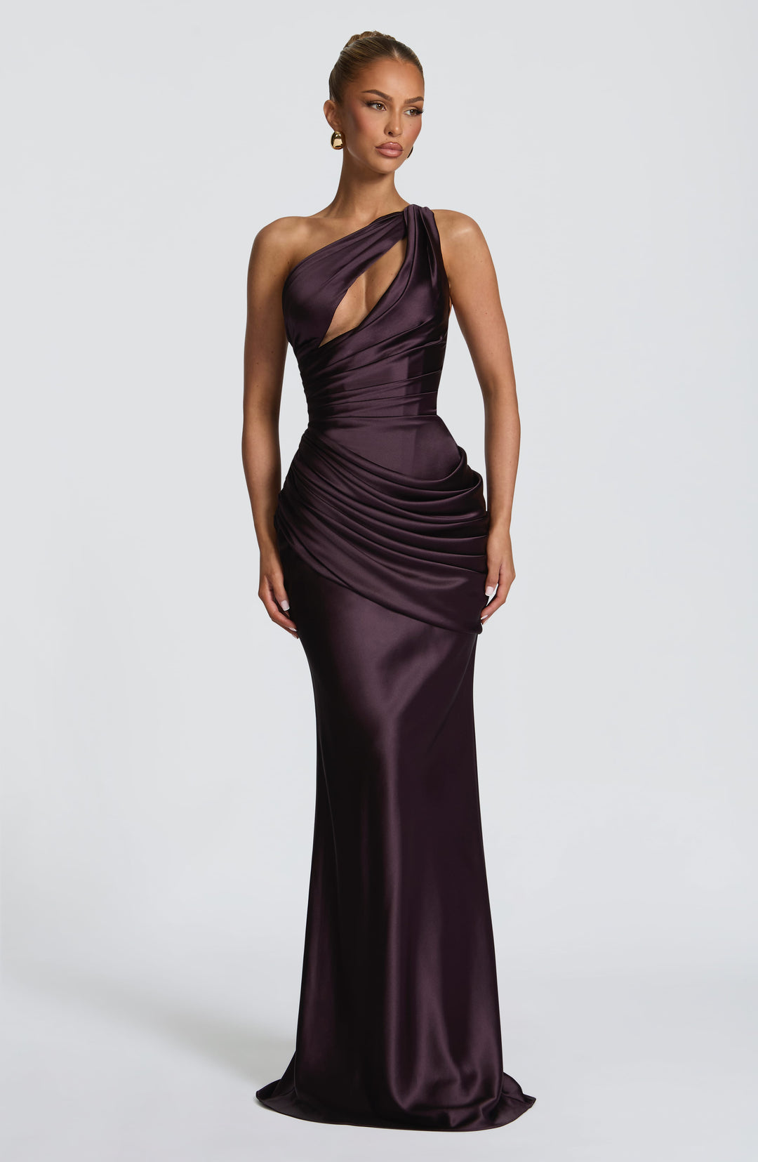 Gianora Maxi Dress in Plum by Clandour, product photo 5