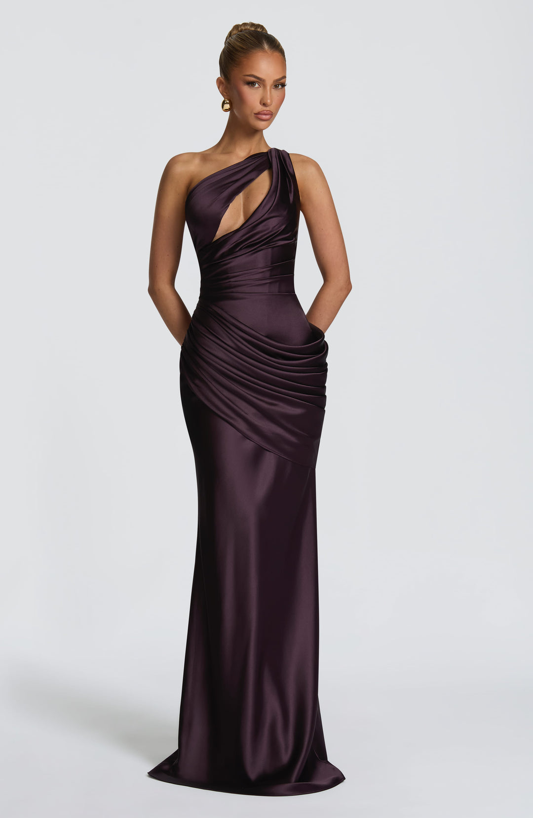 Gianora Maxi Dress in Plum by Clandour, product photo 6