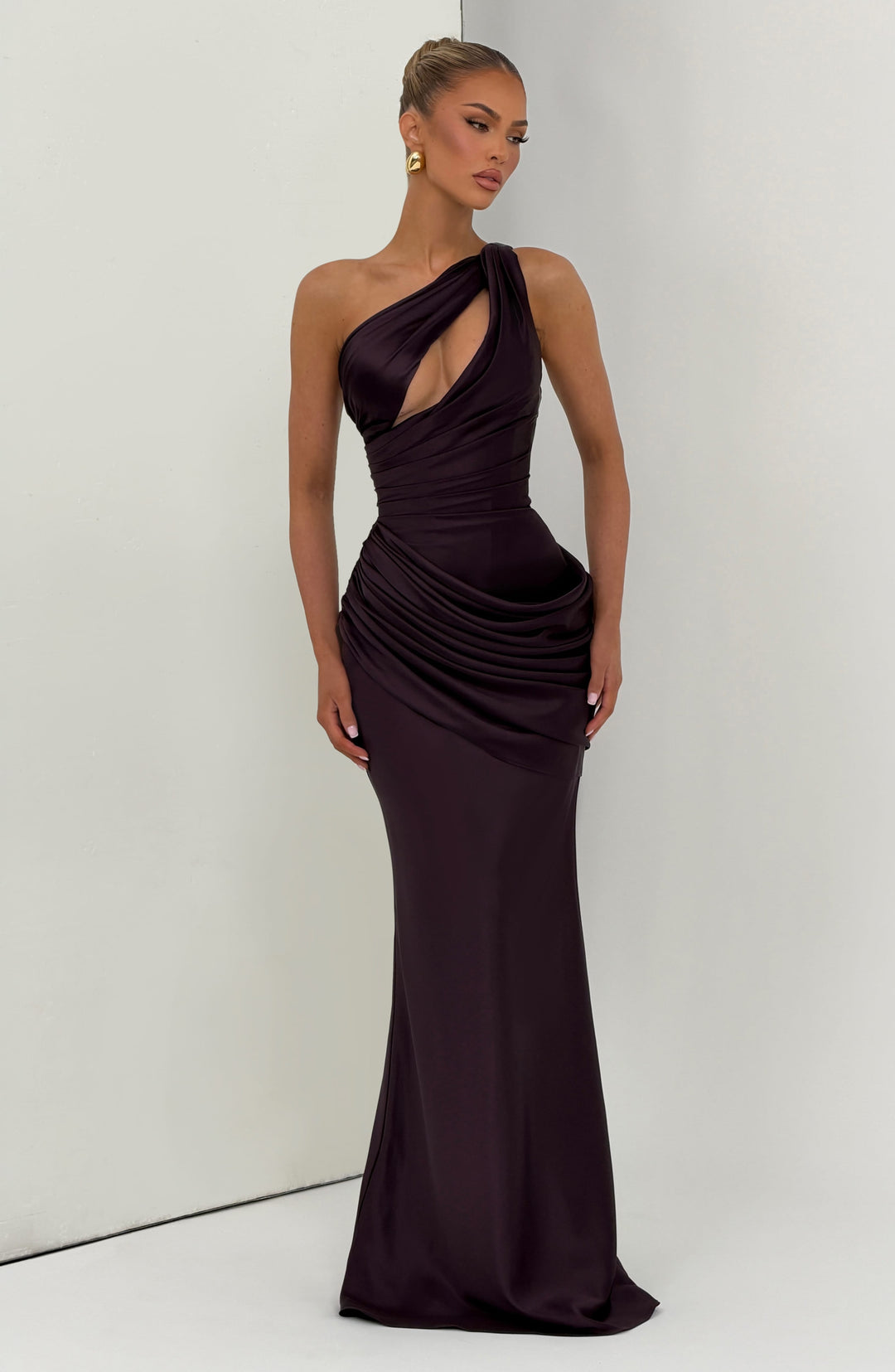 Gianora Maxi Dress in Plum by Clandour, product photo 7