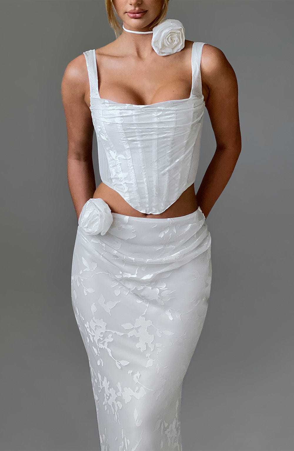Giaola Corset in Ivory by Clandour, product photo 5