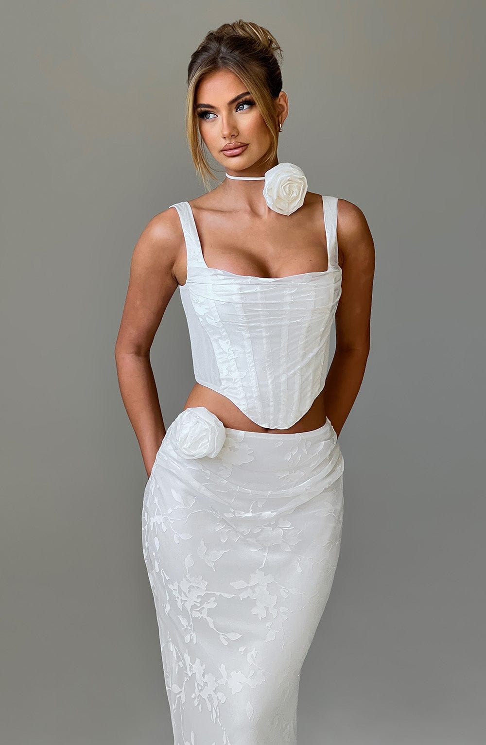 Giaola Corset in Ivory by Clandour, product photo 6
