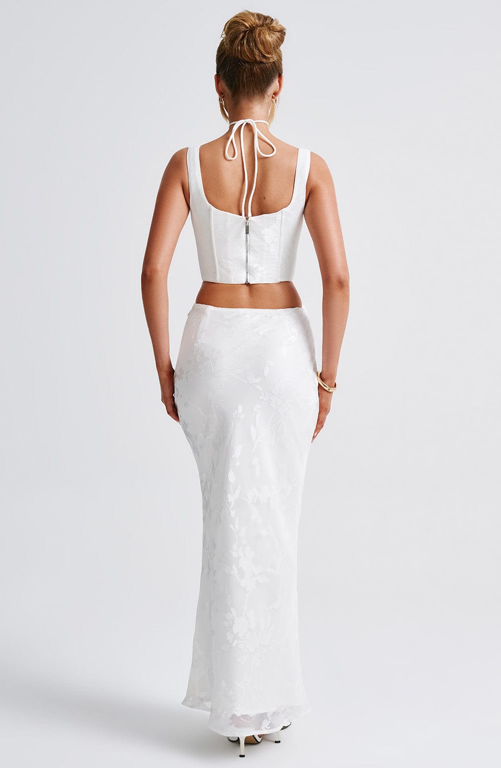 Giaola Maxi Skirt in Ivory by Clandour, product photo 3