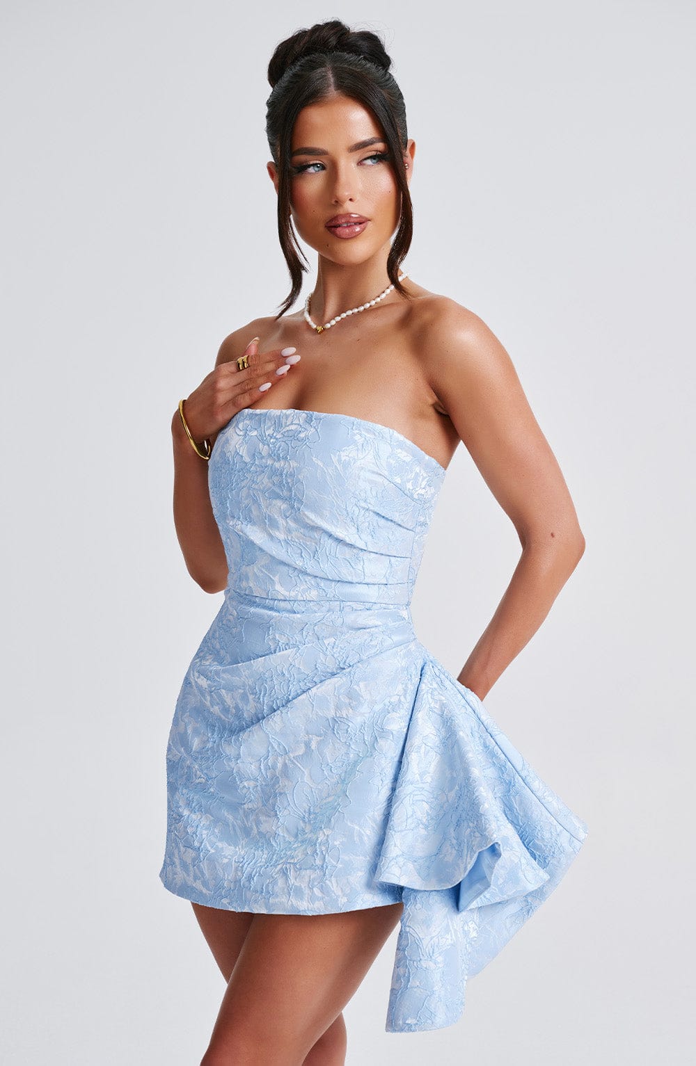 Giari Playsuit in Blue by Clandour, product photo 3