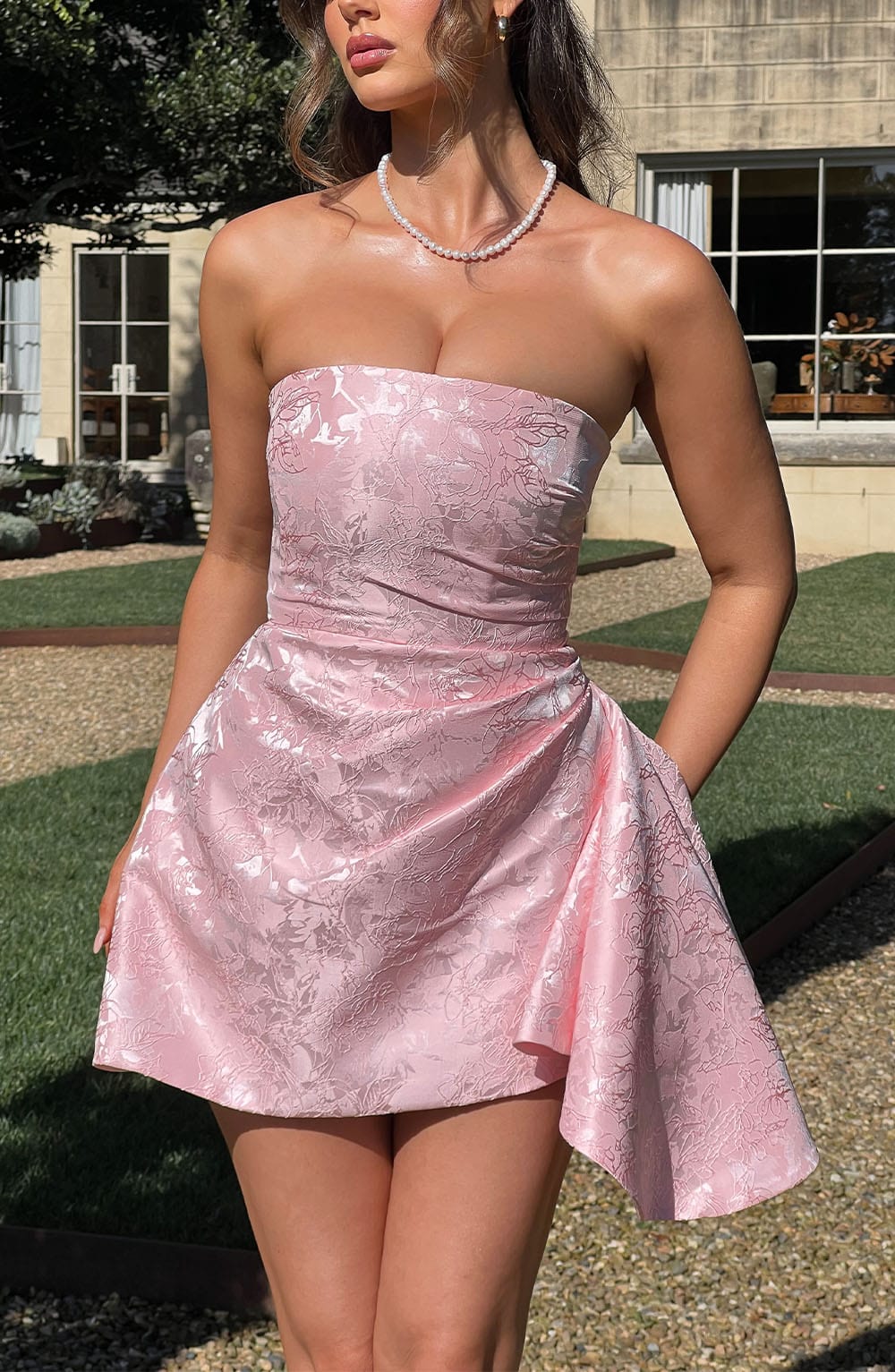 Giari Playsuit in Blush by Clandour, product photo 6