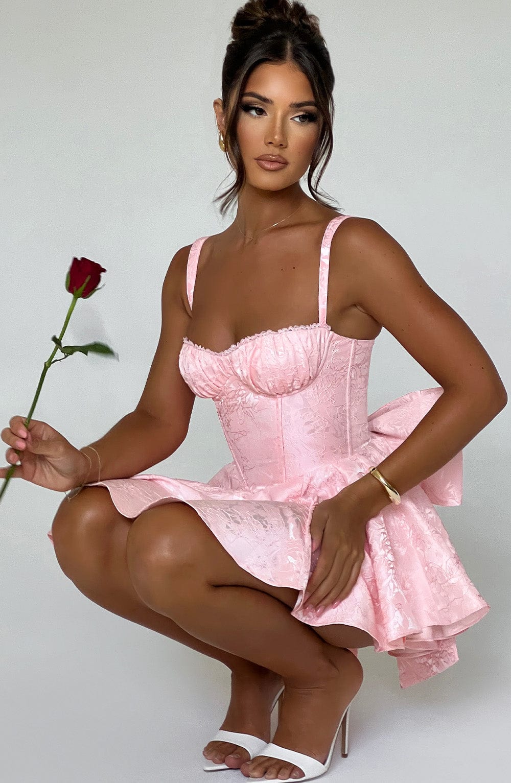 Giavieve Playsuit in Blush by Clandour, product photo 2