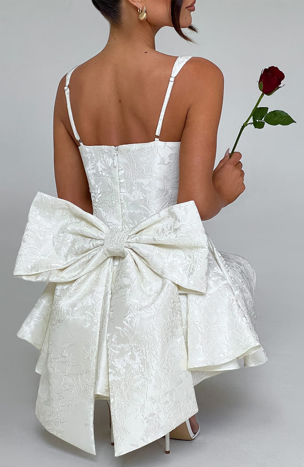 Giavieve Playsuit in Ivory by Clandour, product photo 2