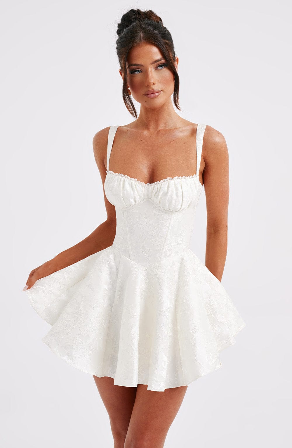 Giavieve Playsuit in Ivory by Clandour, product photo 8