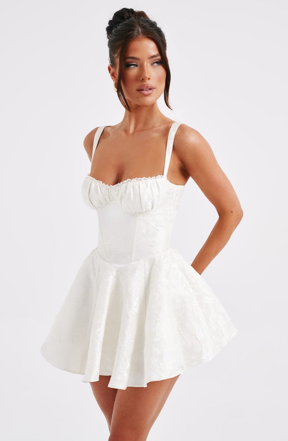 Giavieve Playsuit in Ivory by Clandour, product photo 10
