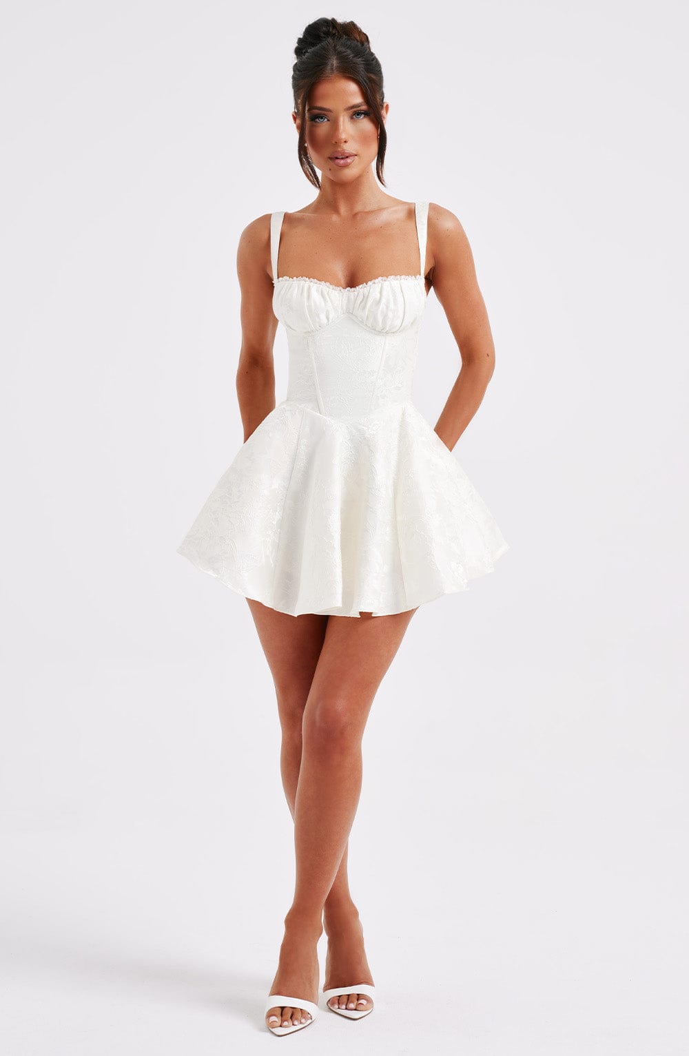 Giavieve Playsuit in Ivory by Clandour, product photo 13