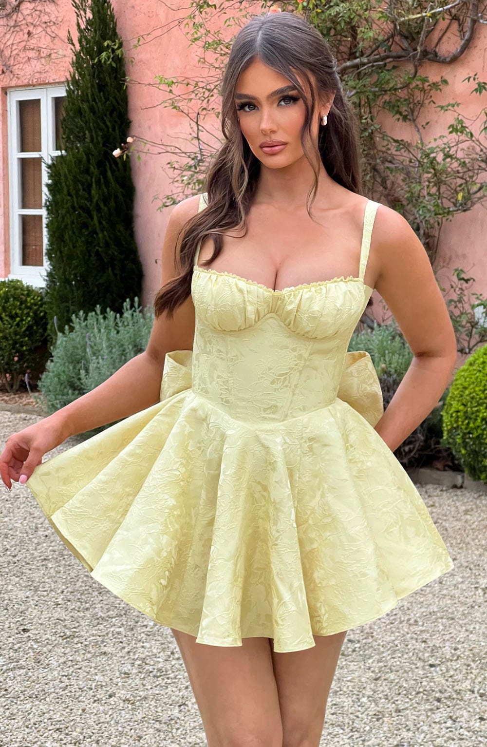 Giavieve Playsuit in Lemon by Clandour, product photo 3