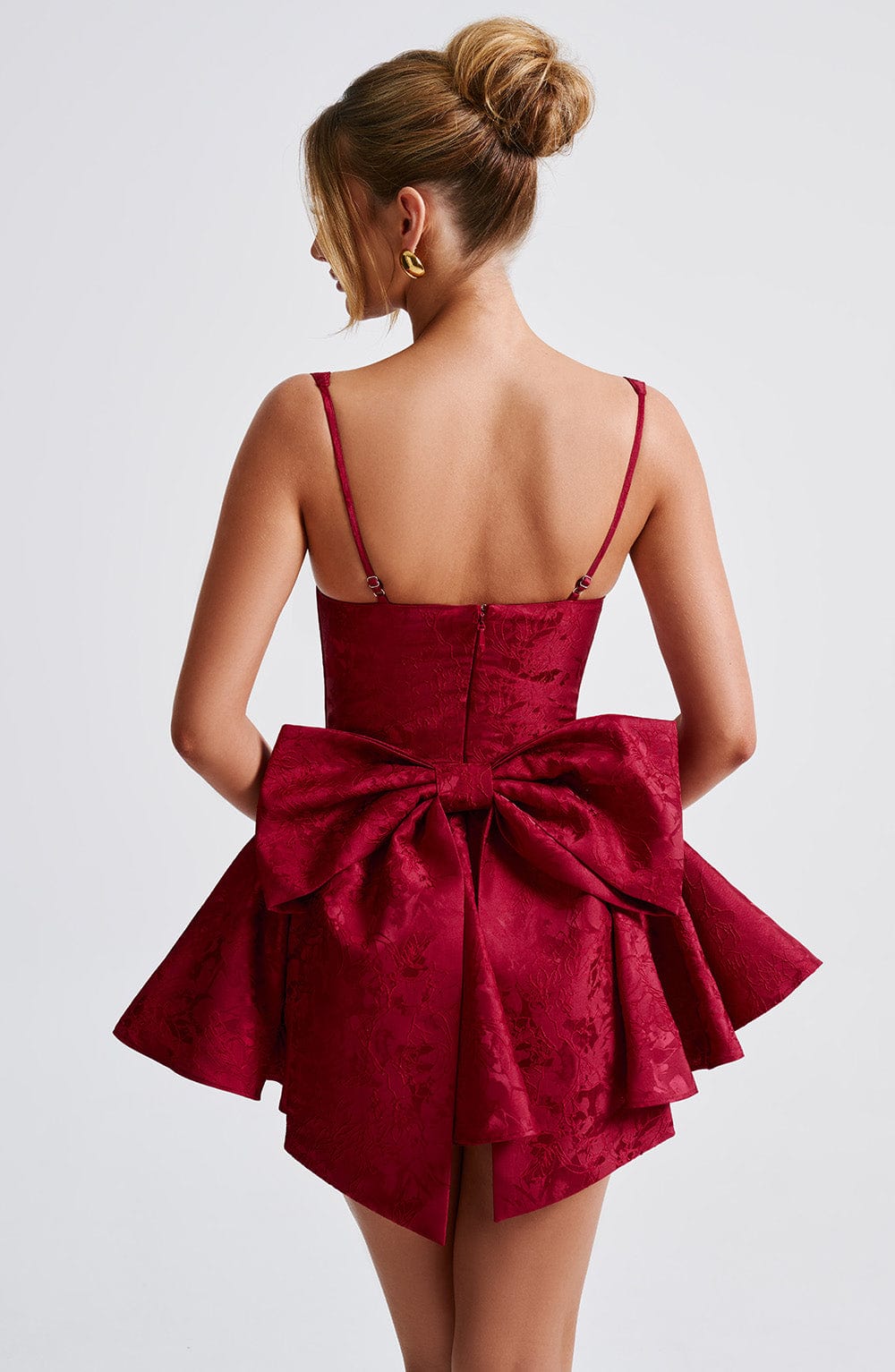 Giavieve Playsuit in Red by Clandour, product photo 4