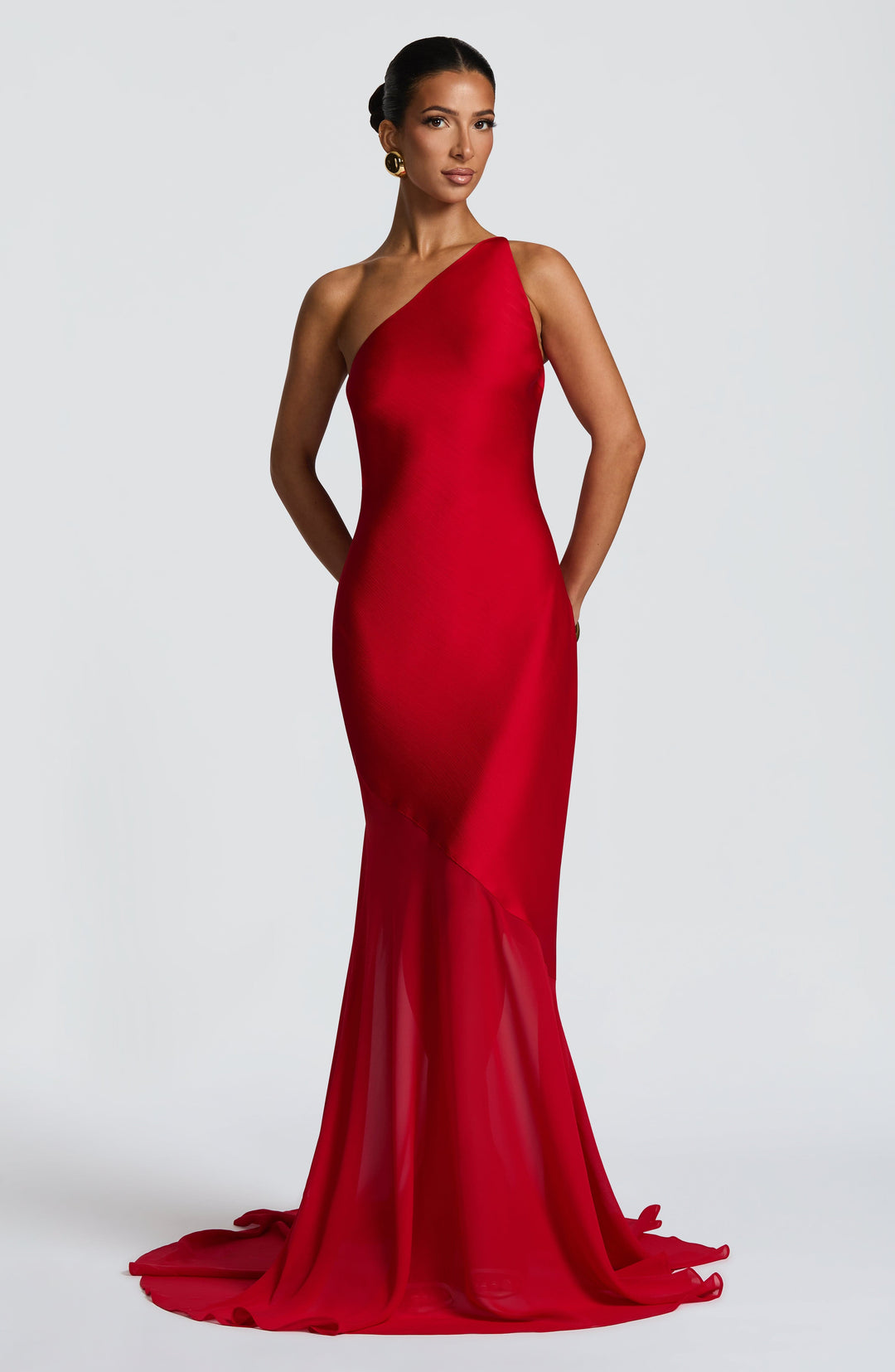 Haliaessa Gown in Red by Clandour, product photo 5
