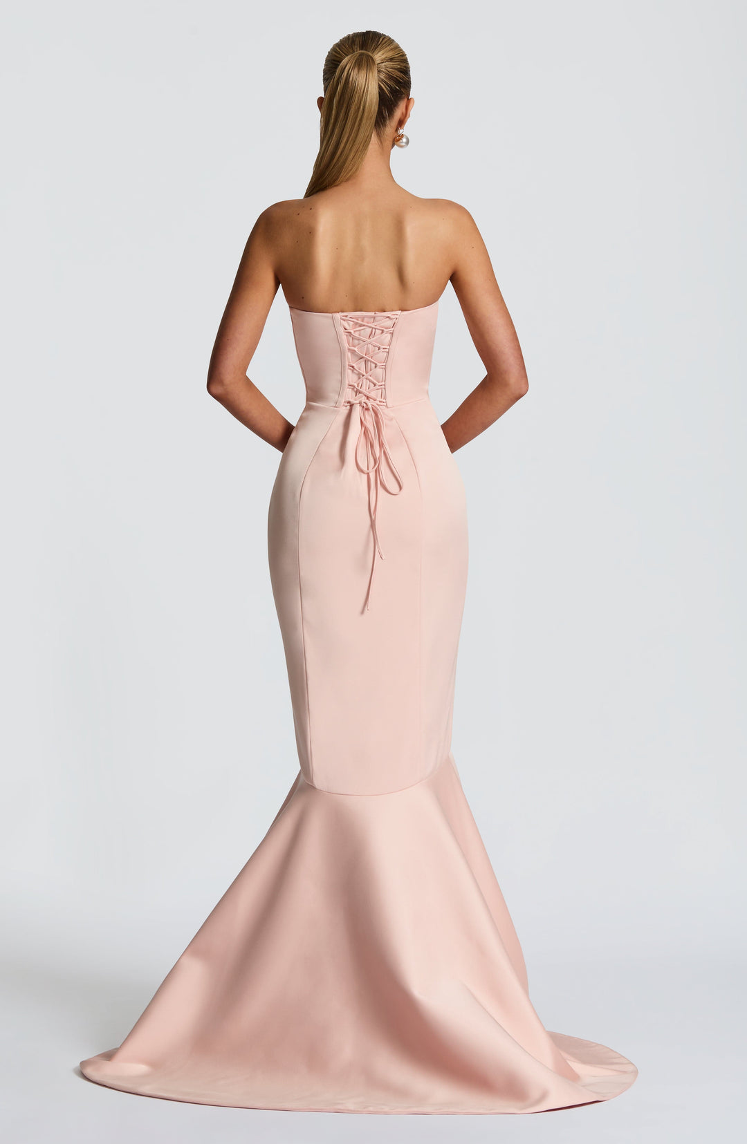 Haliaia Gown in Blush by Clandour, product photo 4