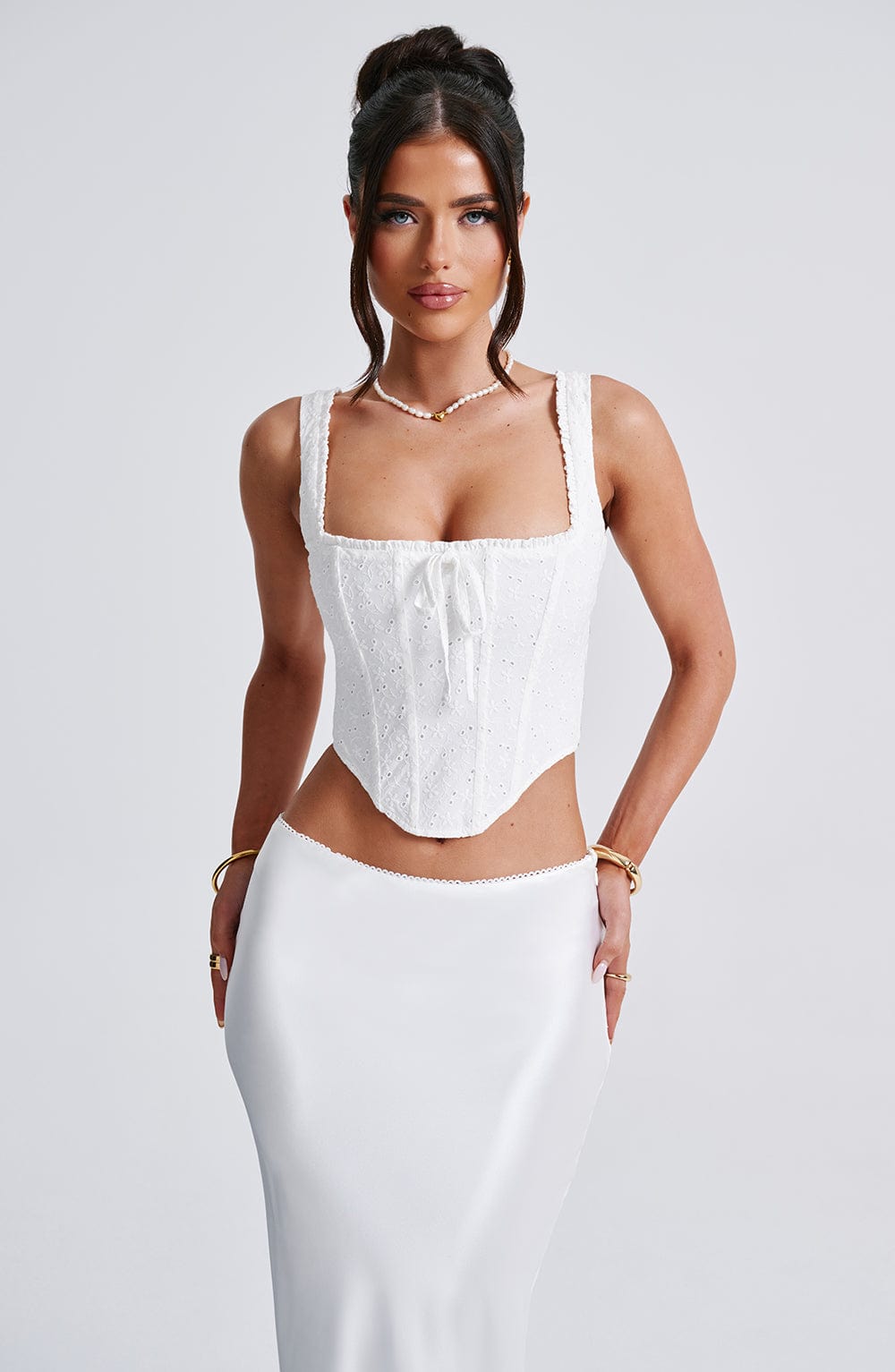 Haliaine Corset in Ivory by Clandour, product photo 9