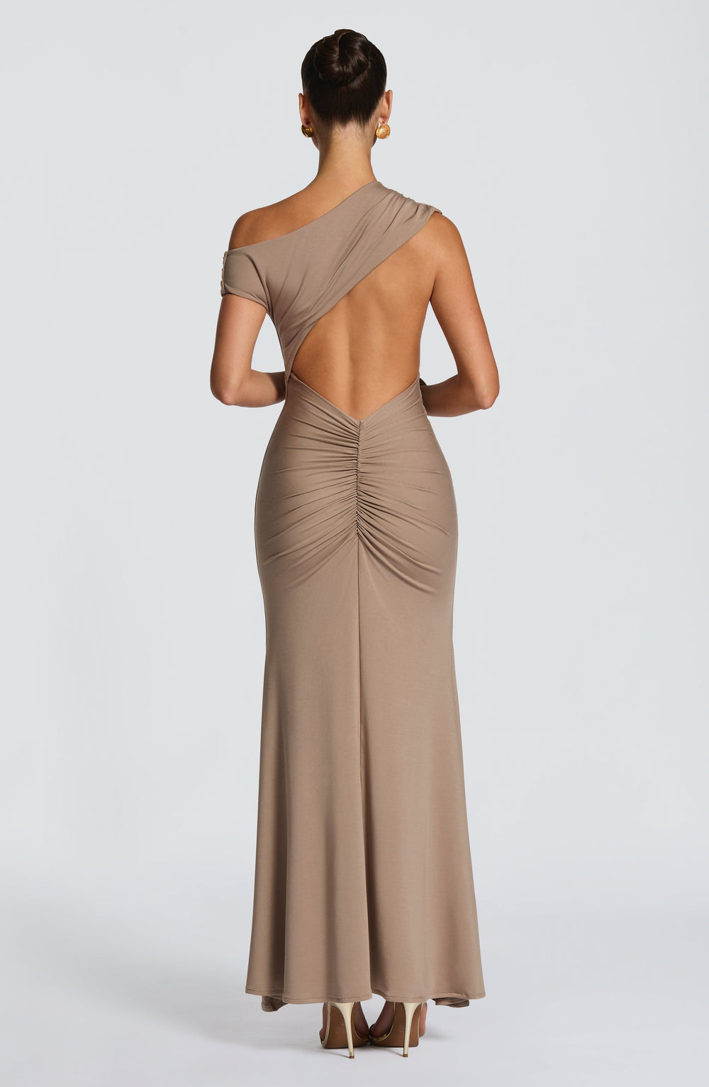 Haliairis Maxi Dress in Stone by Clandour, product photo 3