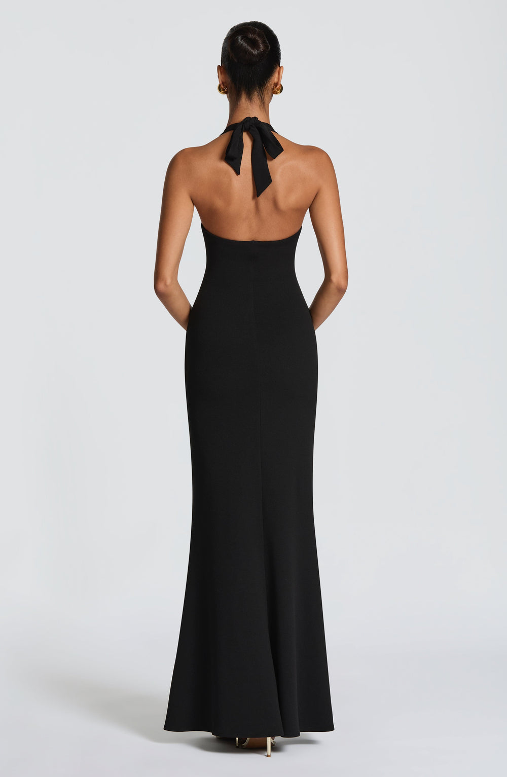 Haliamira Maxi Dress in Black by Clandour, product photo 2