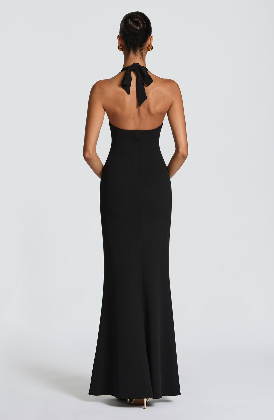 Haliamira Maxi Dress in Black by Clandour, product photo 2