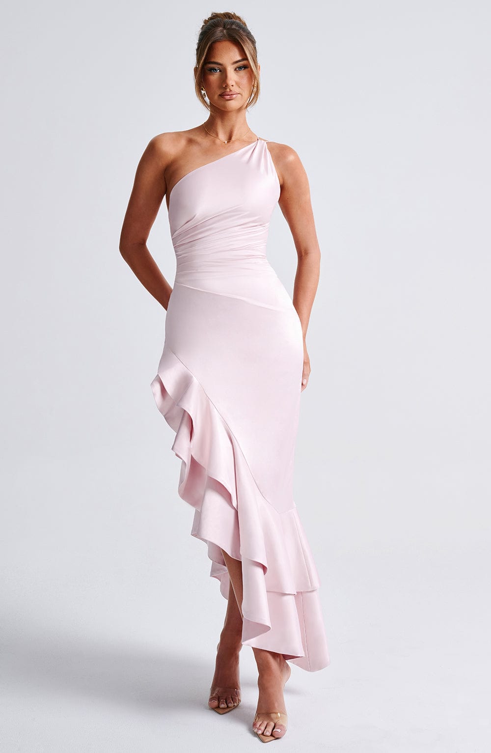 Halianna Maxi Dress in Blush by Clandour, product photo 7