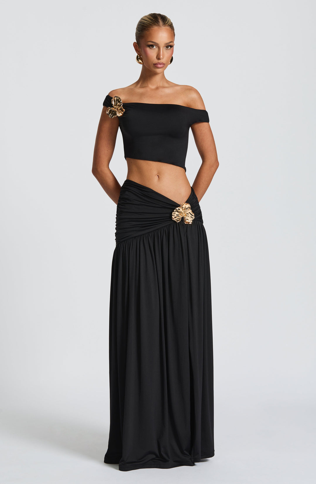 Haliari Top in Black by Clandour, product photo 7