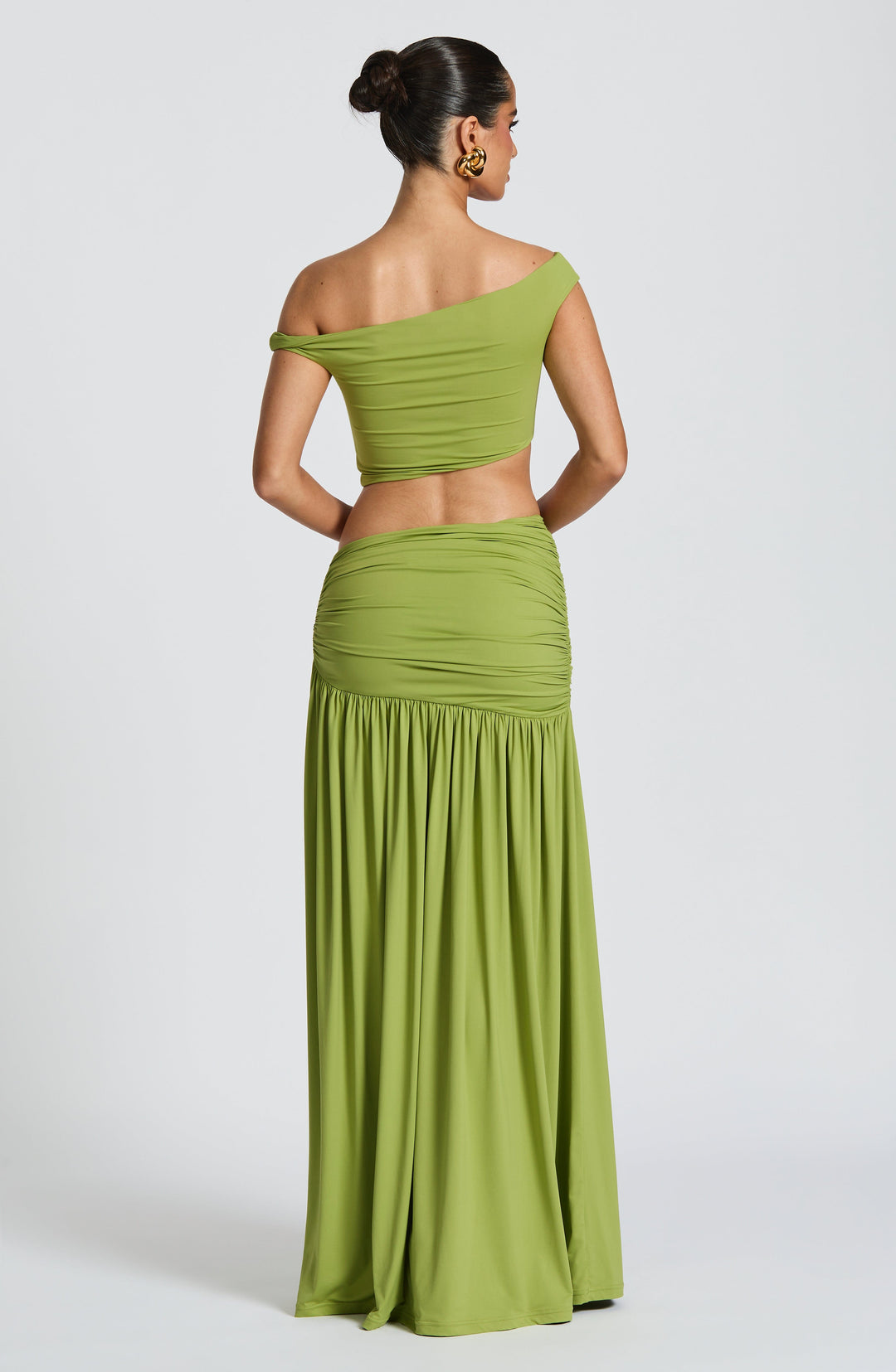 Haliari Top in Olive by Clandour, product photo 4