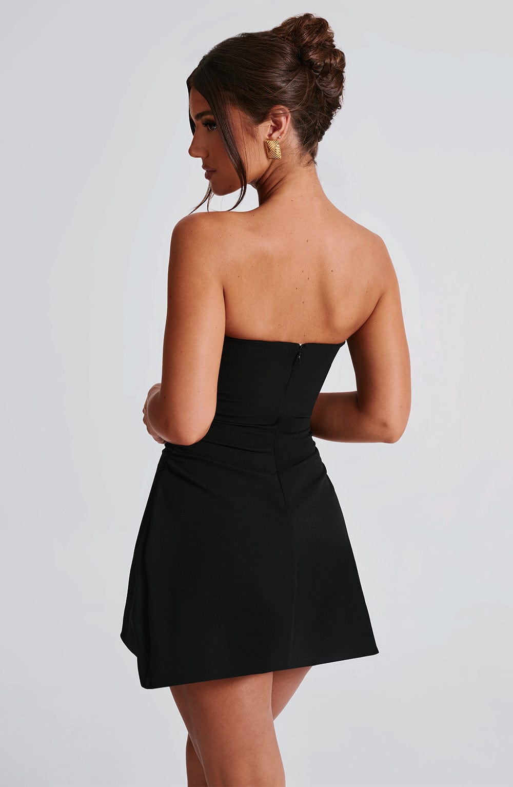 Islaelle Mini Dress in Black by Clandour, product photo 5