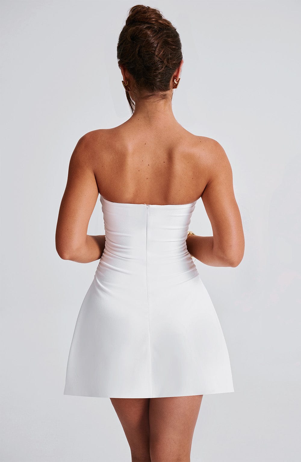 Islaelle Mini Dress in Ivory by Clandour, product photo 2