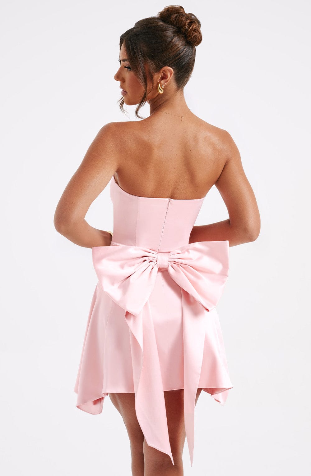 Islaette Mini Dress in Blush by Clandour, product photo 7