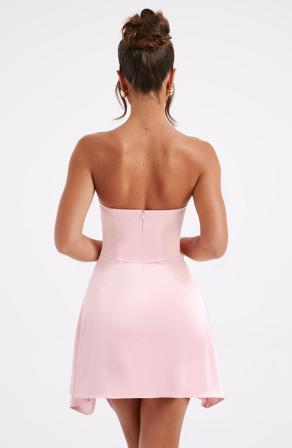 Islaette Mini Dress in Blush by Clandour, product photo 8