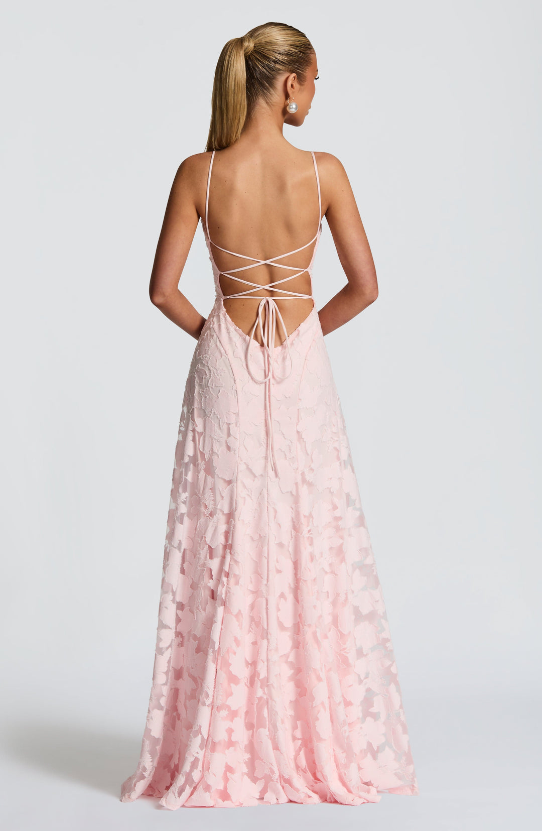 Islaina Maxi Dress in Blush by Clandour, product photo 2