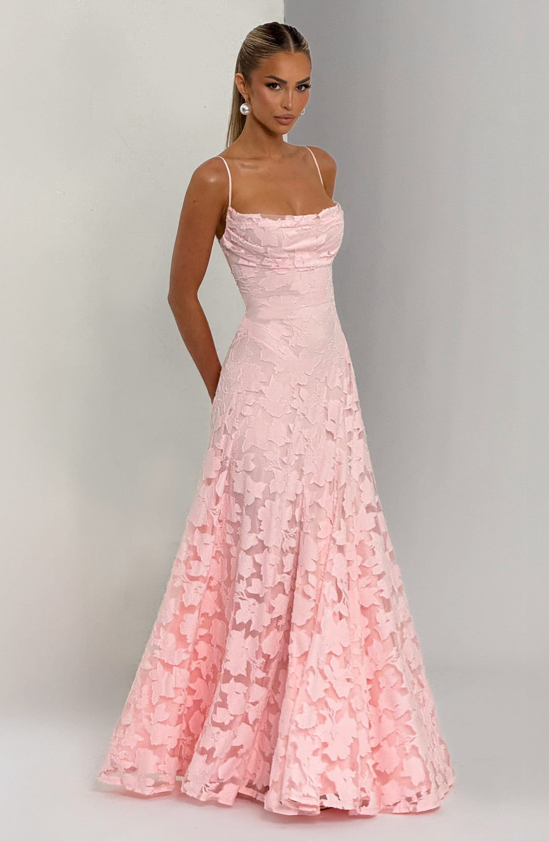 Islaina Maxi Dress in Blush by Clandour, product photo 5