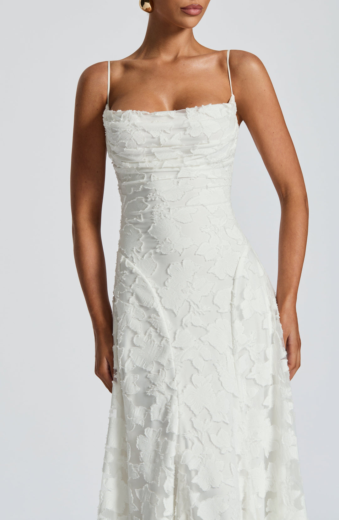 Islaina Maxi Dress in Ivory by Clandour, product photo 7
