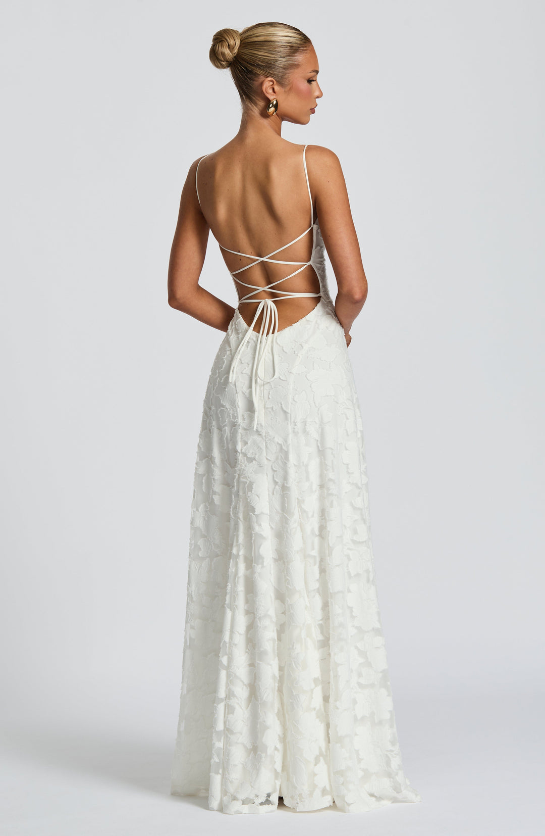 Islaina Maxi Dress in Ivory by Clandour, product photo 8
