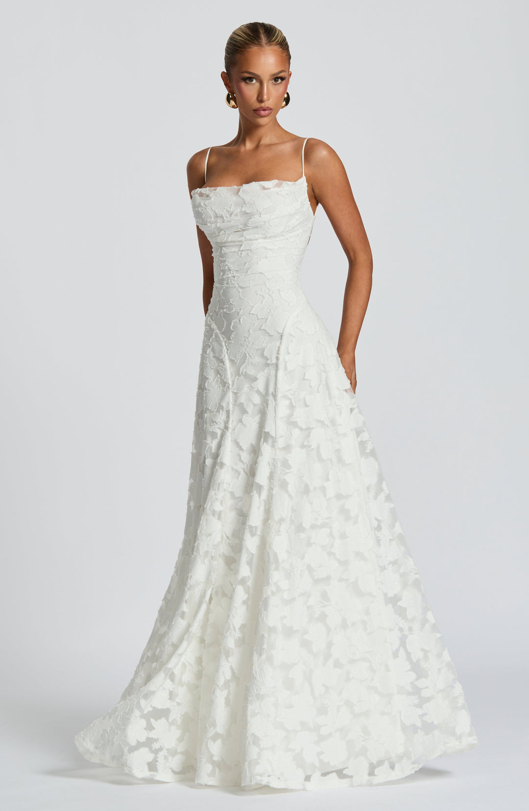 Islaina Maxi Dress in Ivory by Clandour, product photo 9