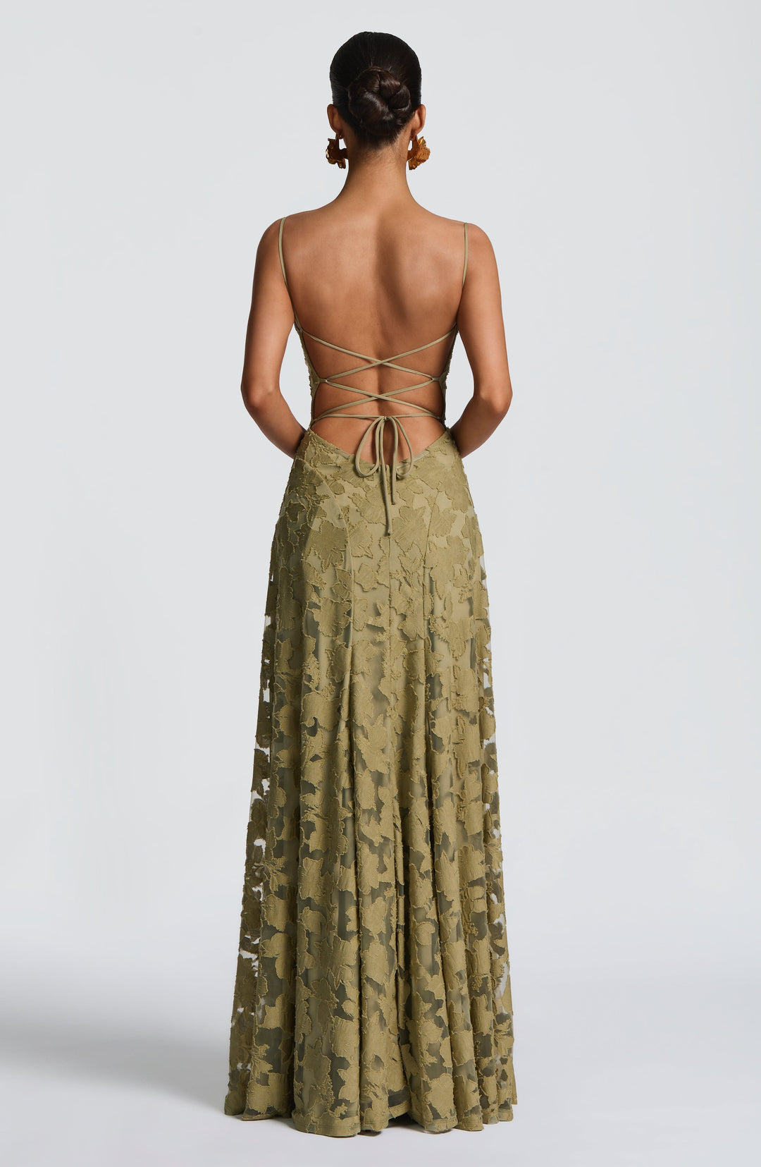 Islaina Maxi Dress in Sage by Clandour, product photo 2