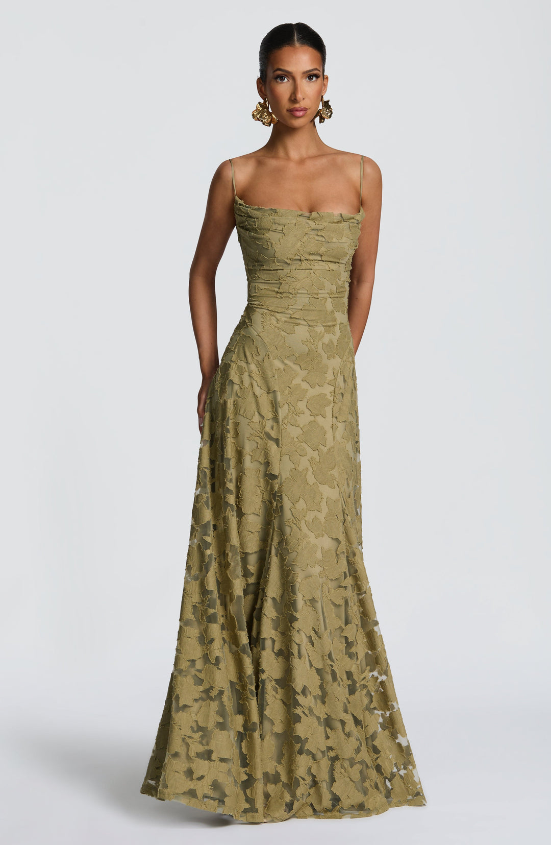 Islaina Maxi Dress in Sage by Clandour, product photo 10