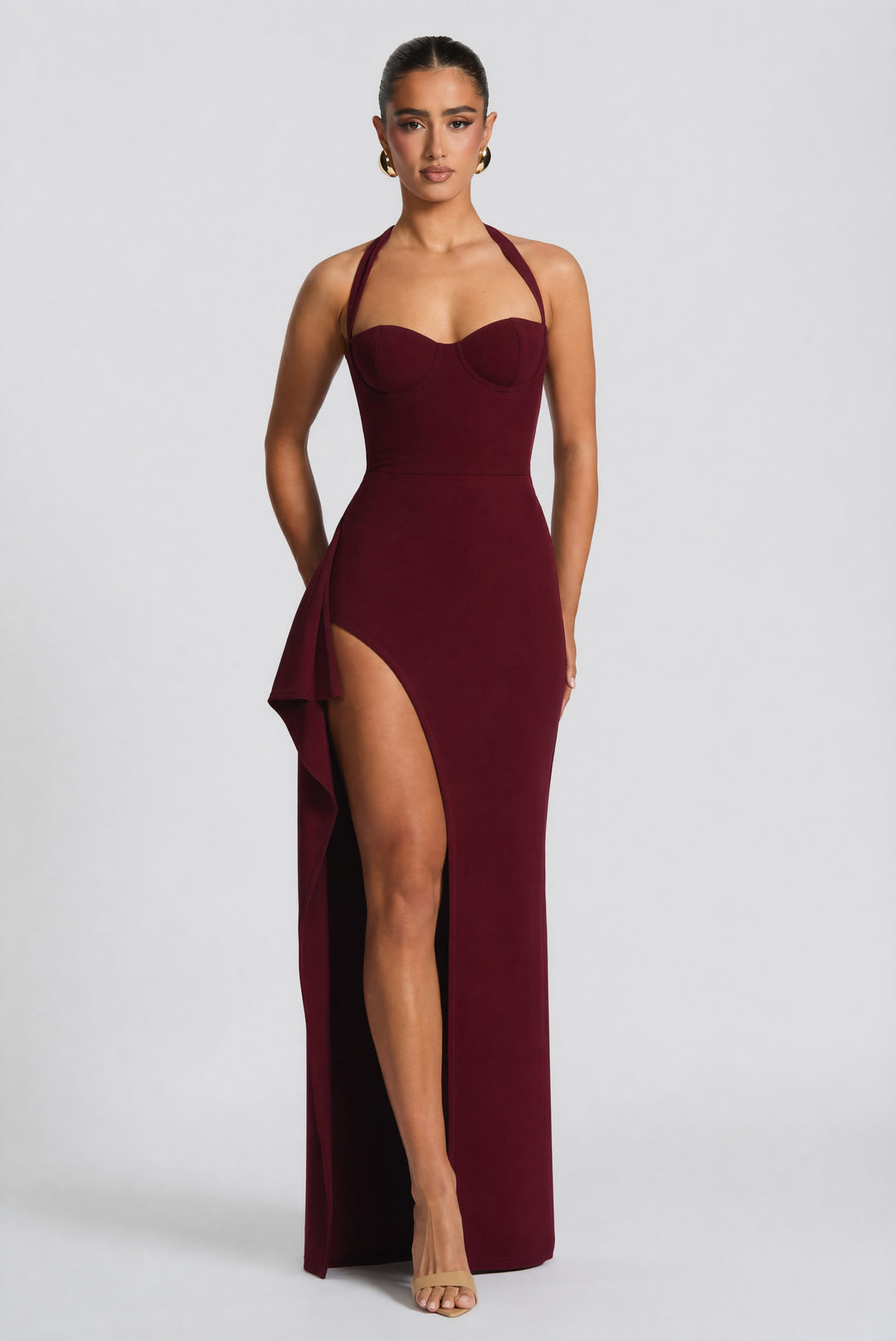 Clandour | Islaise Maxi Dress - Cherry Lacquer - product photo 1