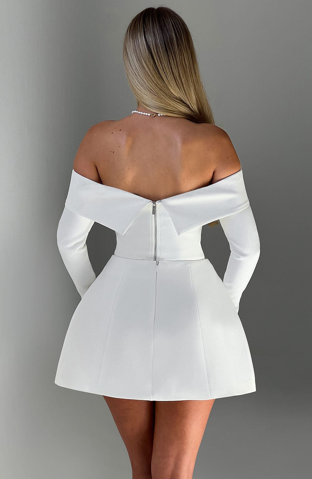 Islamira Skort in Ivory by Clandour, product photo 6