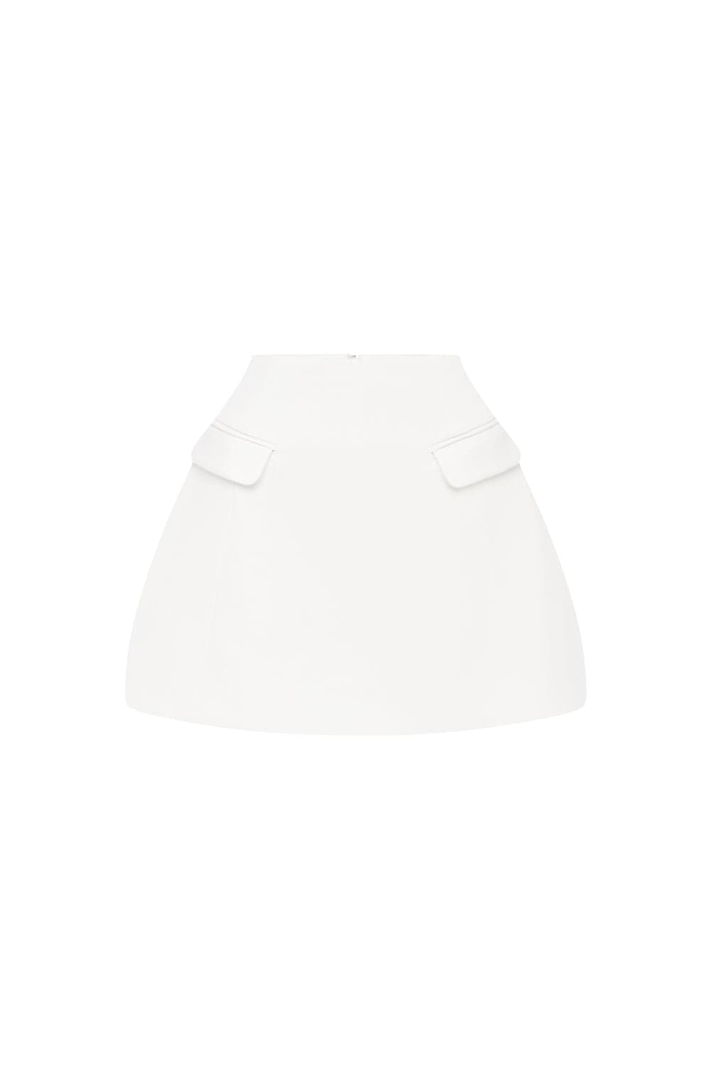 Islamira Skort in Ivory by Clandour, product photo 8