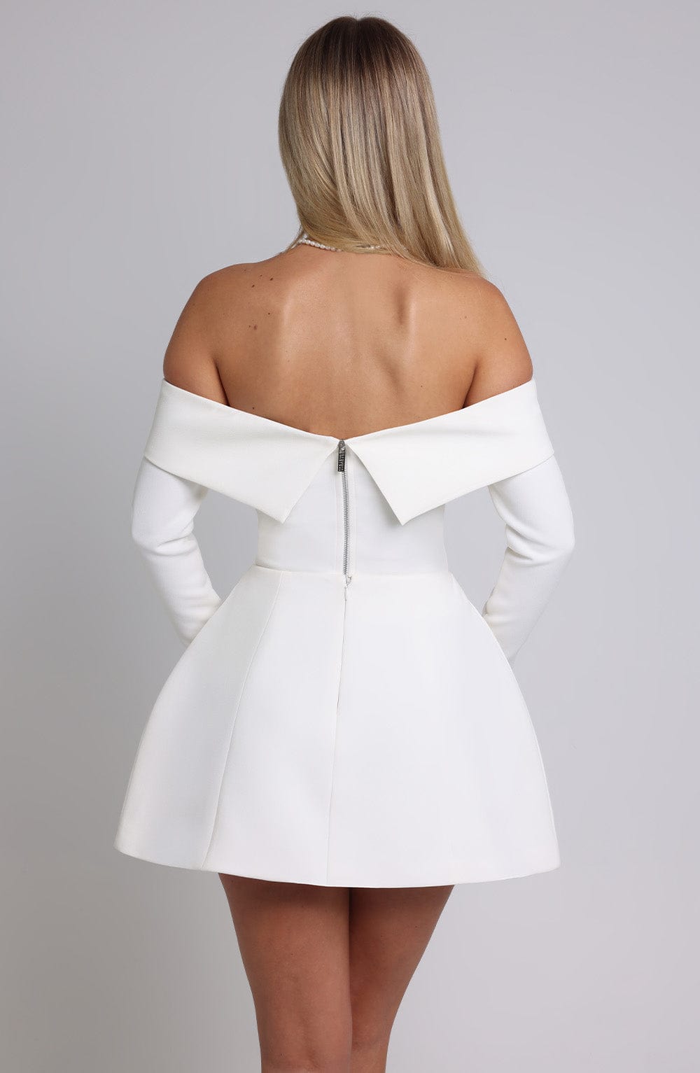 Islamira Skort in Ivory by Clandour, product photo 12