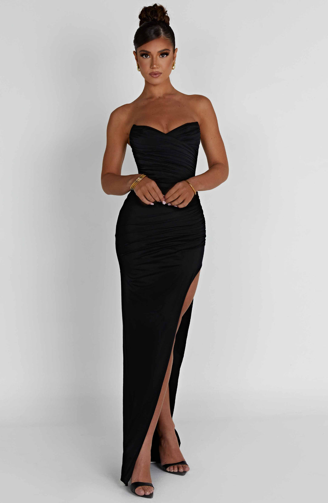 Islaoria Maxi Dress in Black by Clandour, product photo 6