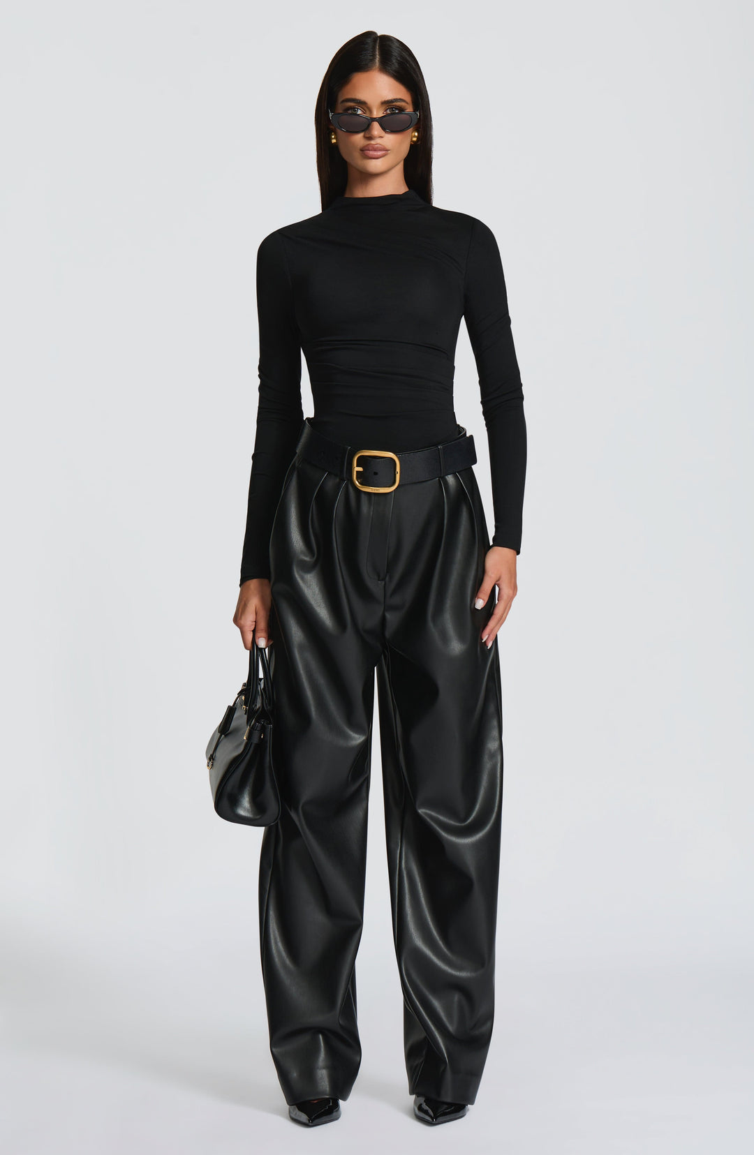 Islara Pants in Black by Clandour, product photo 6