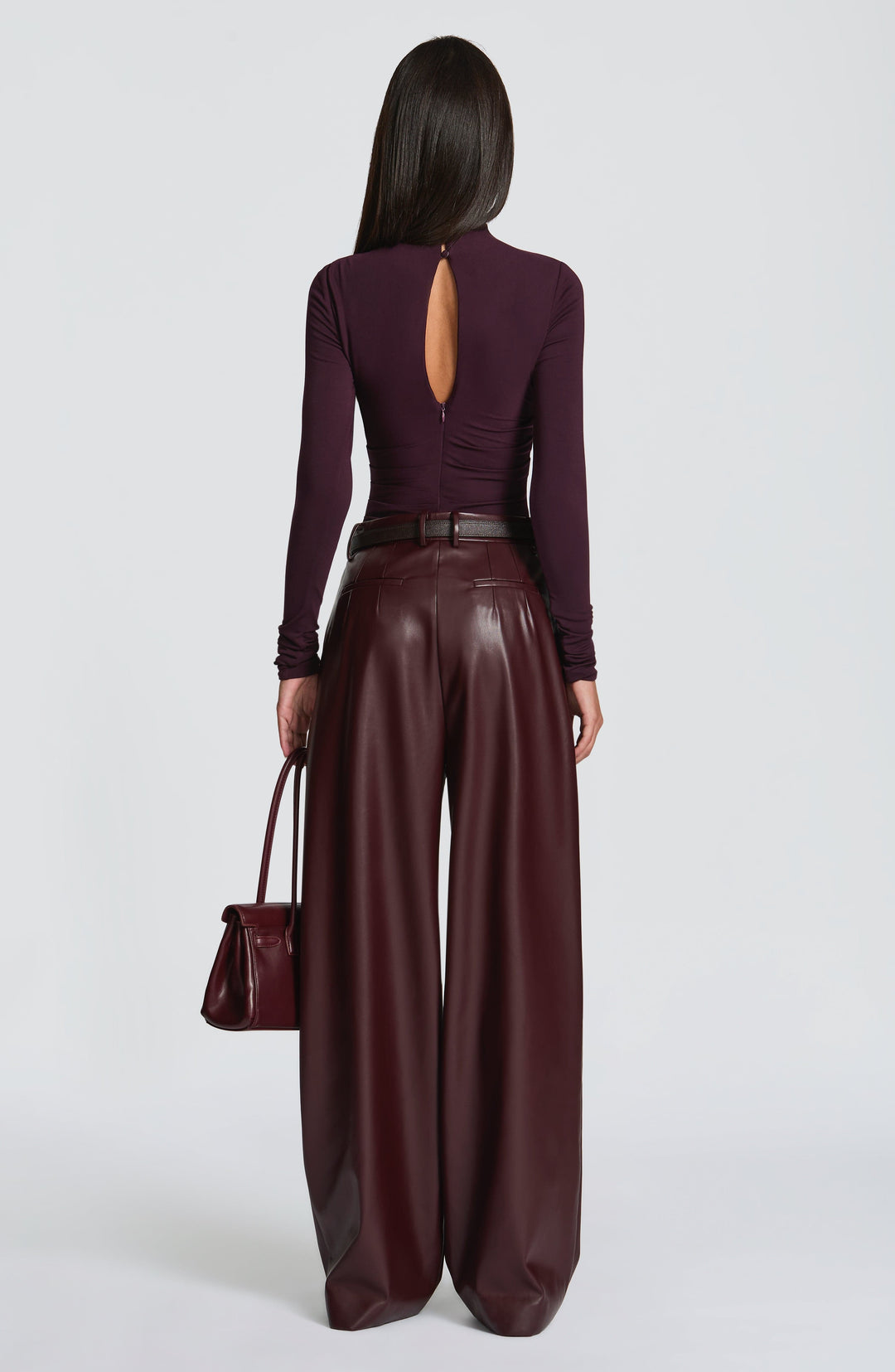 Islara Pants in Plum by Clandour, product photo 2