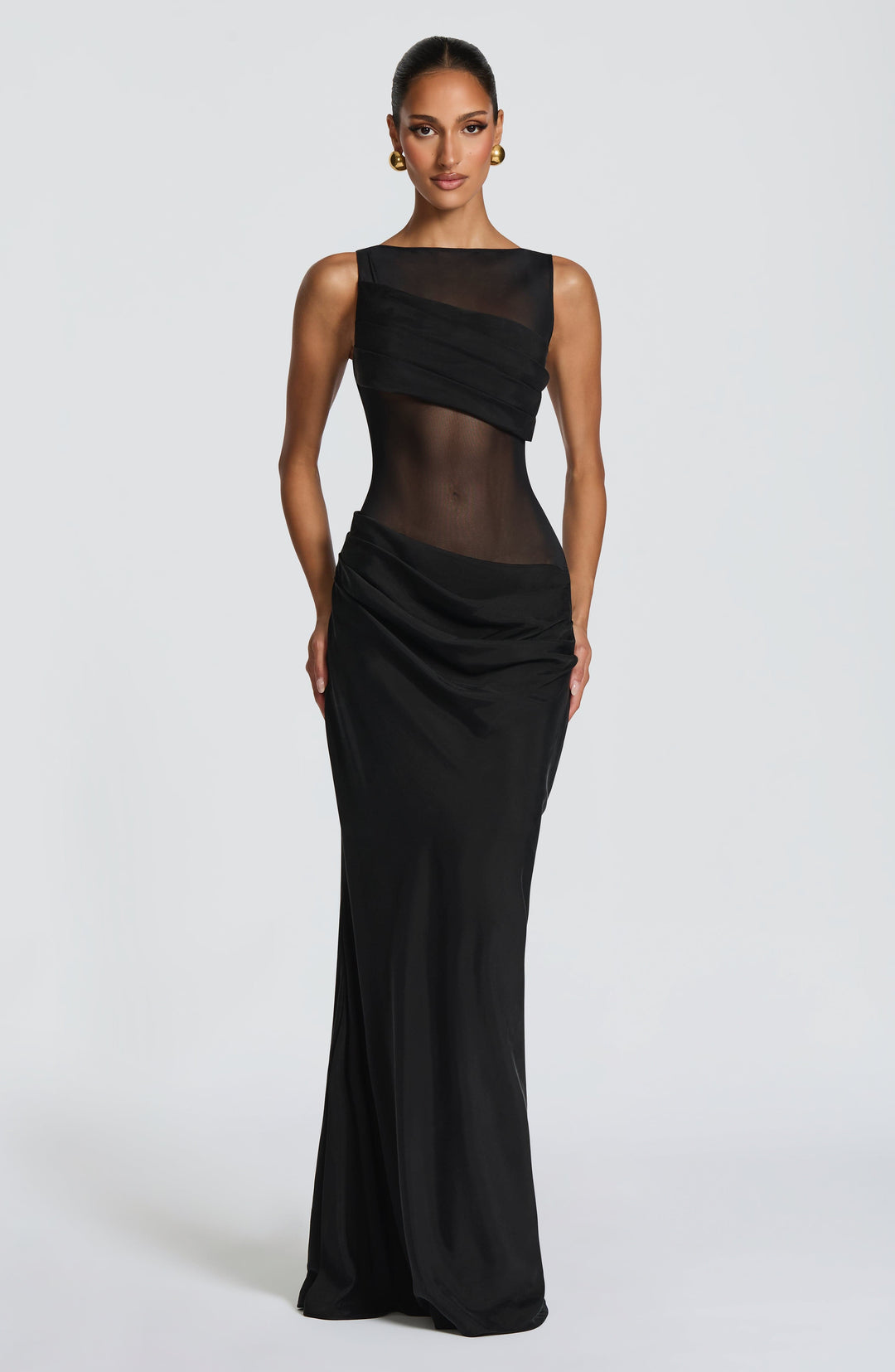 Islavieve Maxi Dress in Black by Clandour, product photo 6