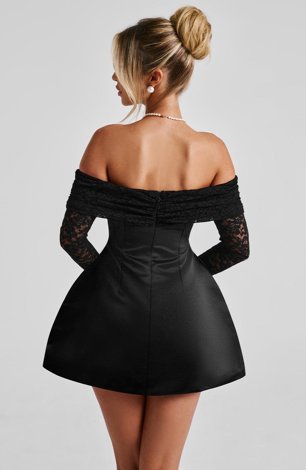 Islayne Mini Dress in Black by Clandour, product photo 3