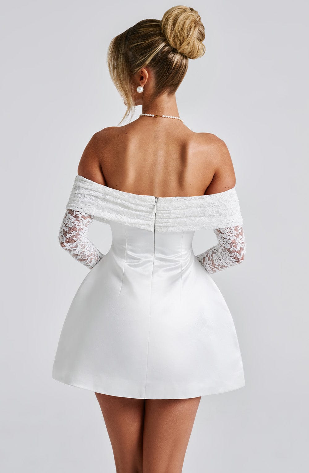 Islayne Mini Dress in Ivory by Clandour, product photo 4
