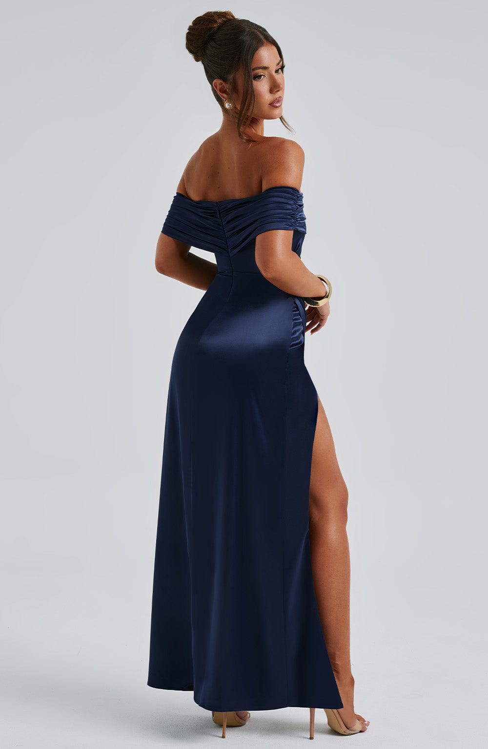 Junaine Maxi Dress in Navy by Clandour, product photo 4