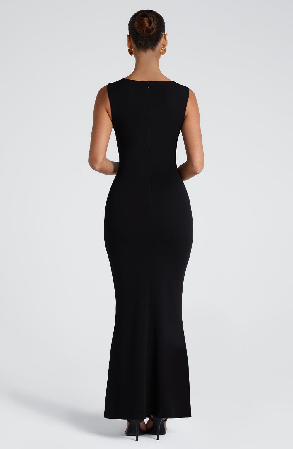 Junaise Maxi Dress in Black by Clandour, product photo 4